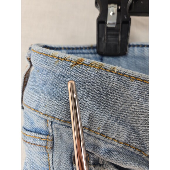 Y2K American Eagle Artist Jeans Low Rise Flared Bootcut Light Wash Size 6 SHORT - Picture 10 of 12